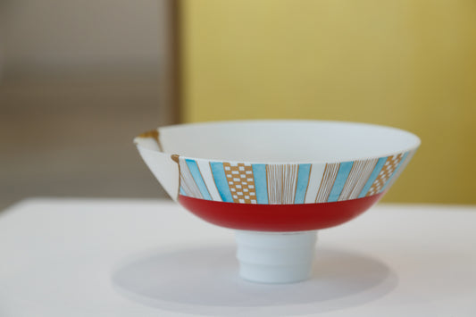 平碗 memento stripe bowl